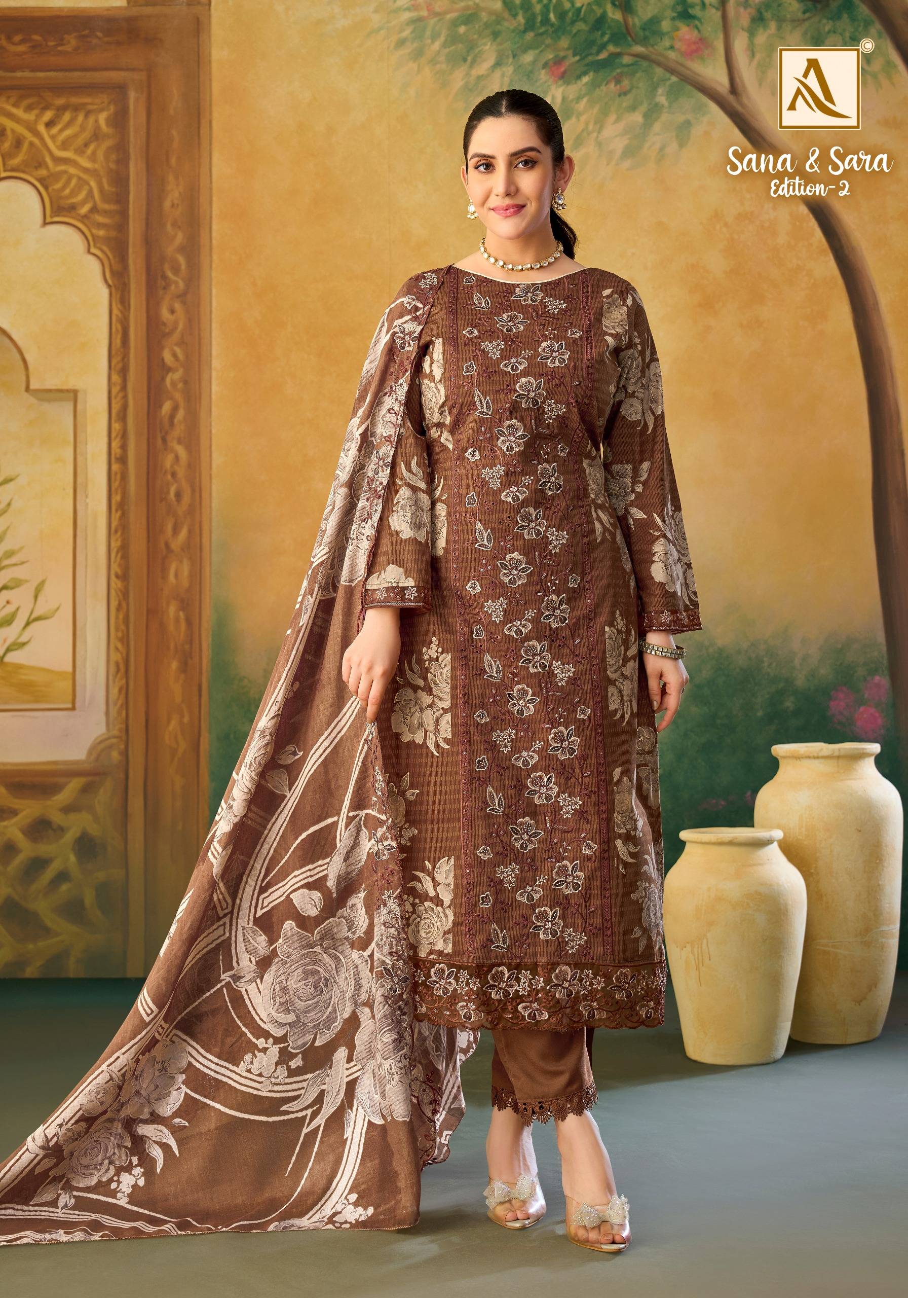 SANA SARA-2 BY ALOK SUIT 01 To 06 Series Beautiful Festive Suits Stylish Colorful Fancy Casual Wear & Ethnic Wear Pure Cambric cotton Dresses At Wholesale Price